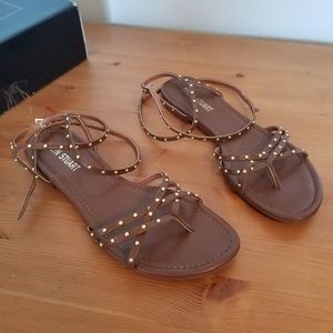 Colin Stuart studded sandals